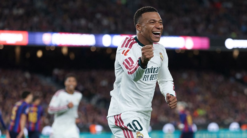 Twee doelpunten van Kylian Mbappé bezorgen zege op Barcelona